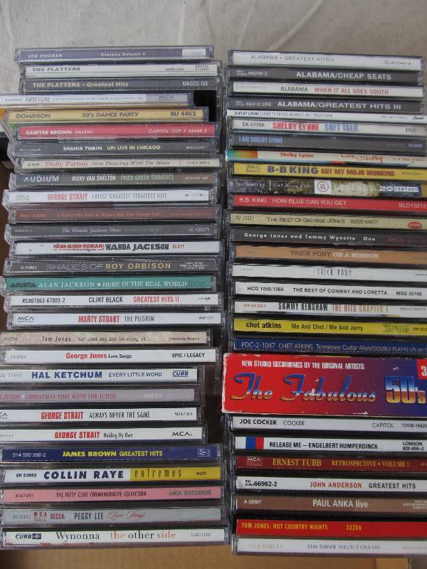lot 94 image: Lot of 50-60 Assorted CDs