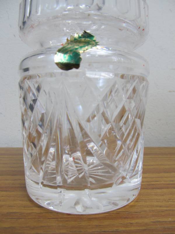 lot 163 image: Vintage Signed WATERFORD Ireland Lidded SugarCondiment Jar