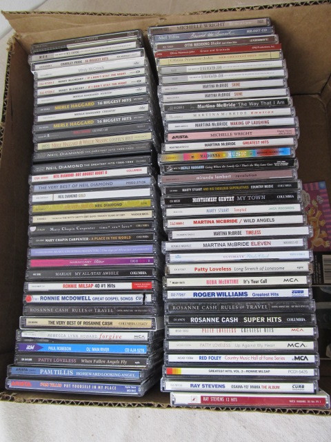 lot 129 image: Lot of  Approximately 60 Assorted CDs