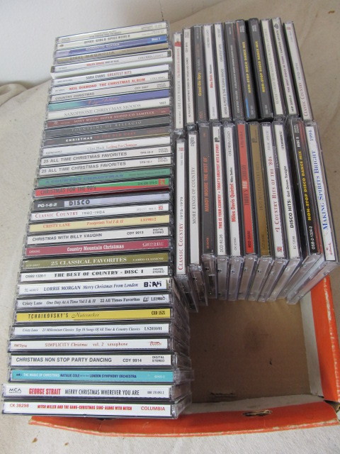 lot 130 image: Lot of  Approximately 60 Assorted CDs