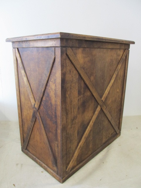 lot 149 image: Nice Quality Solid Wood Storage Bin