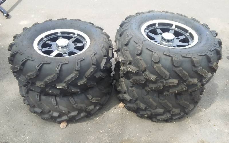 Set Of 4 Tires On Polaris Rims