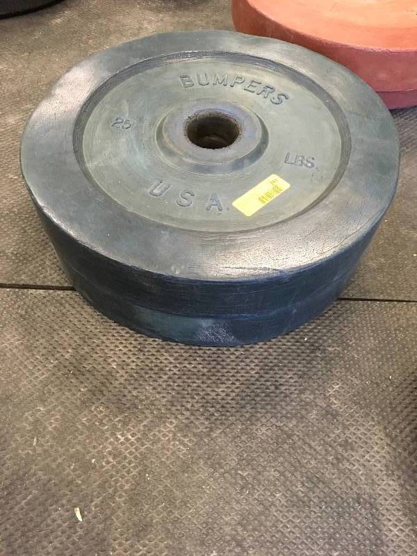 TWO 25LB WEIGHTS