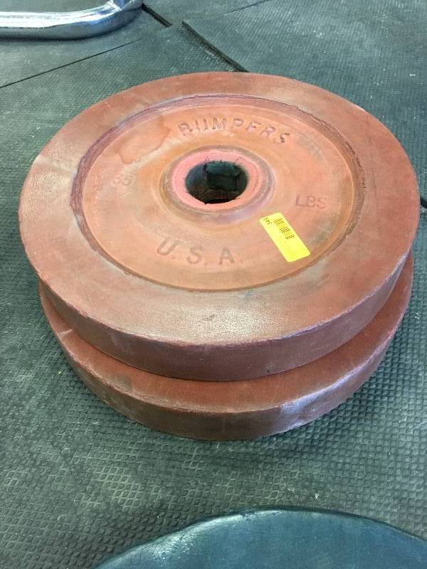 TWO 35LB WEIGHTS