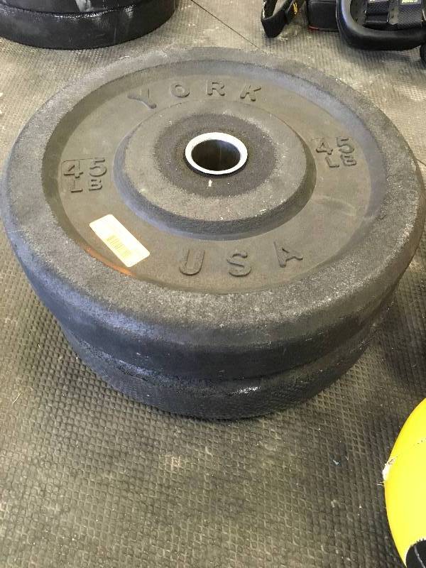 TWO 45LB WEIGHTS