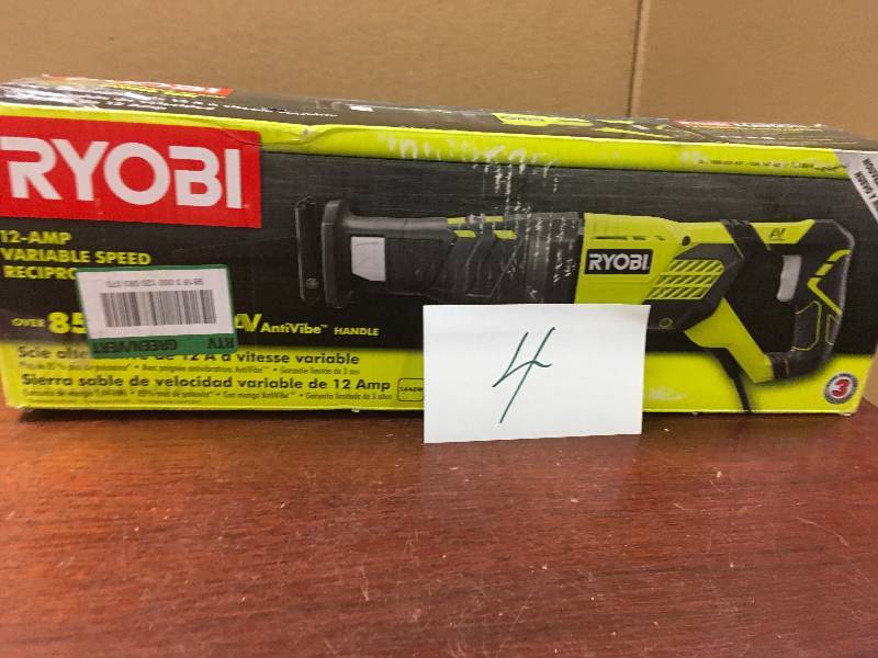 Ryobi 12 amp recirocating saw in good condition
