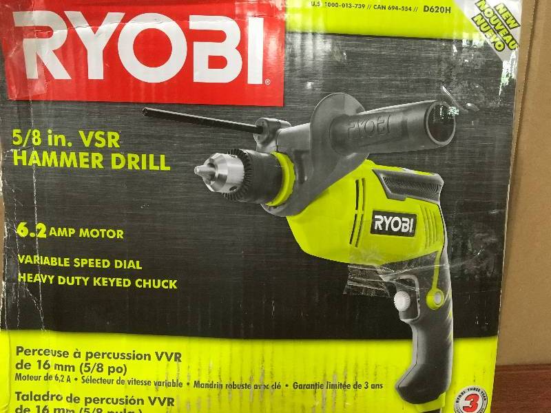 Ryobi 58in hammer drill in good condition