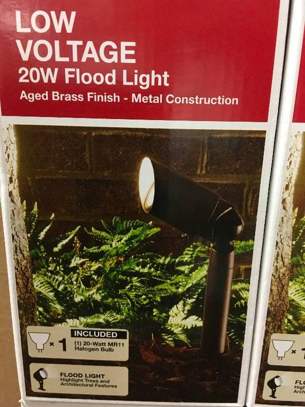 Hampton Bay low voltage 20w floodlight in good condition
