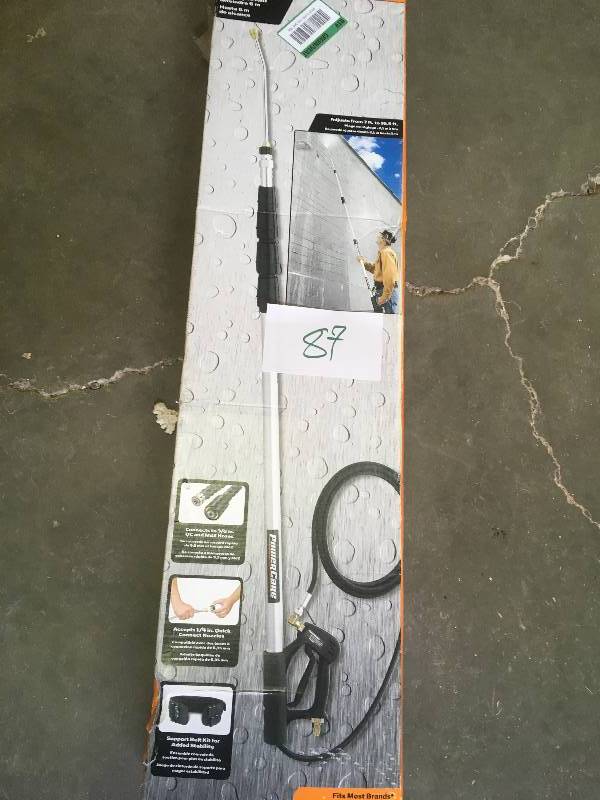 Powercare  pressure washer  telescoping spray wand in working condition