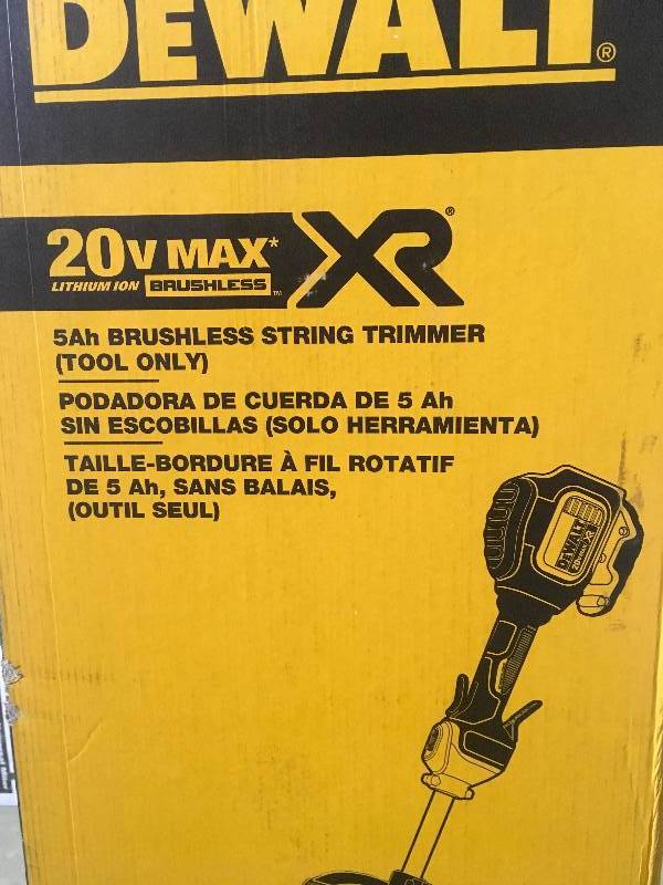 Dewalt Brushless String Trimmer not used