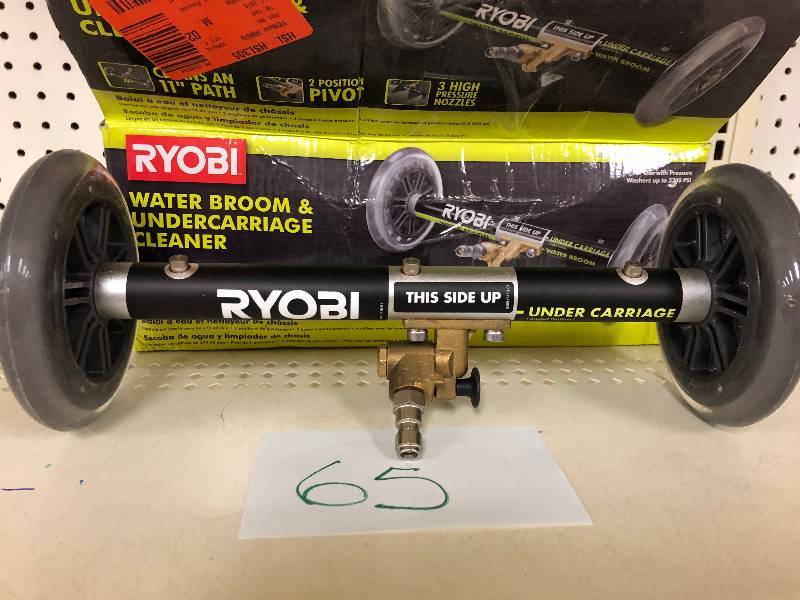 Ryobi Pressure Washer 11in Water Broom Less Time Cleaning Deck Patio Driveway not used