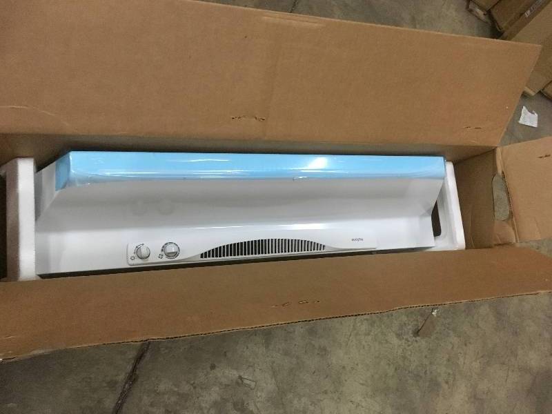 lot 12 image: Nutone ACS Series 30 in. Convertible Range Hood in White not used