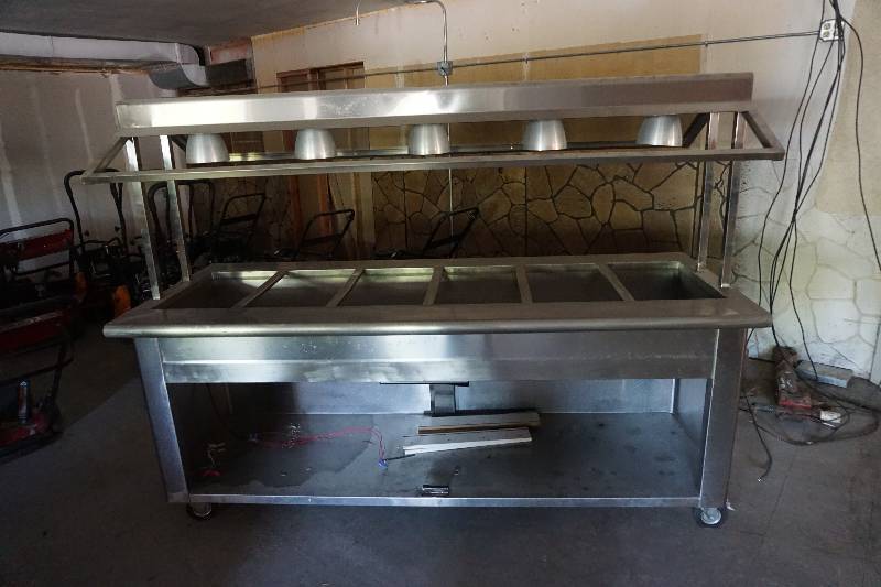 lot 14 image: Stainless Steel Commercial Buffet Food ServerWarmer