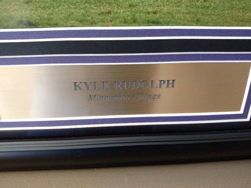 Kyle Rudolph Autographed Photo...