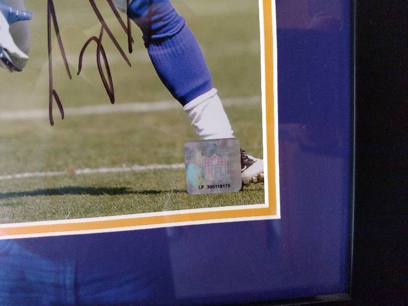 Percy Harvin Autographed Photo...
