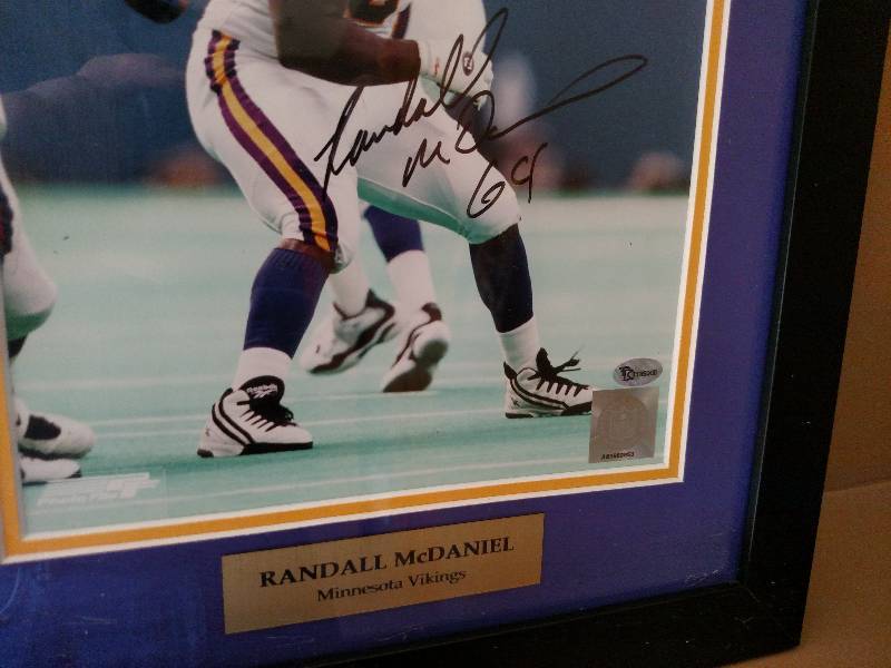 Randall McDaniel Autographed Photo...