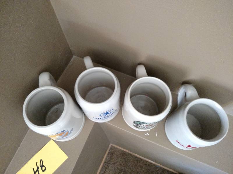 (4) Ceramic Beer Mugs...