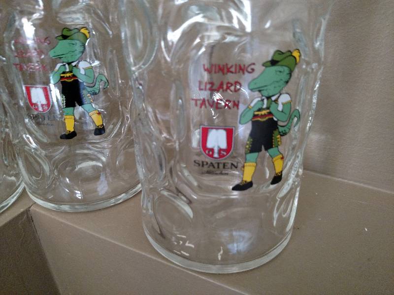 (4) Walking Lizard Tavern Spaten Be...
