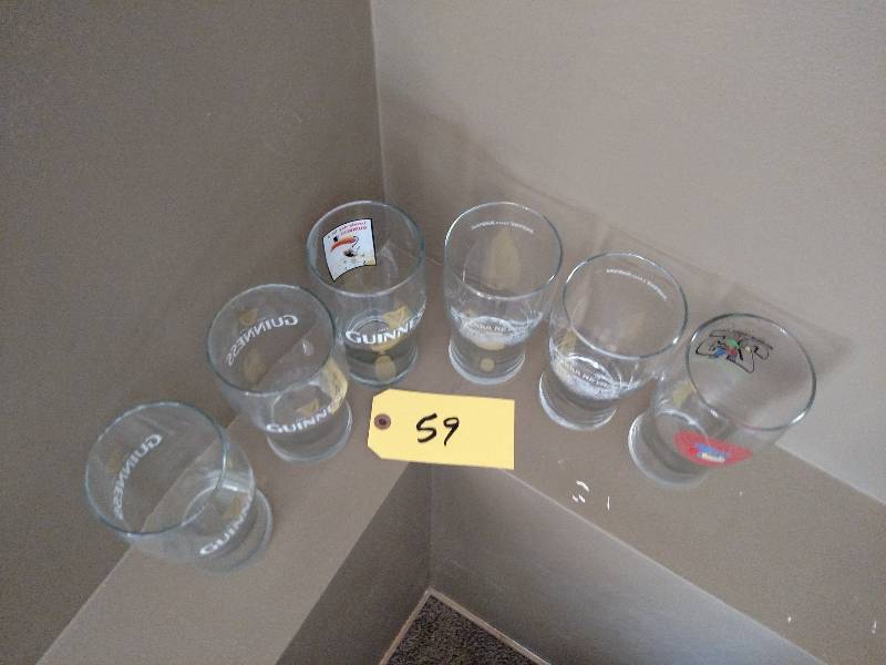 (6) Beer Glasses...