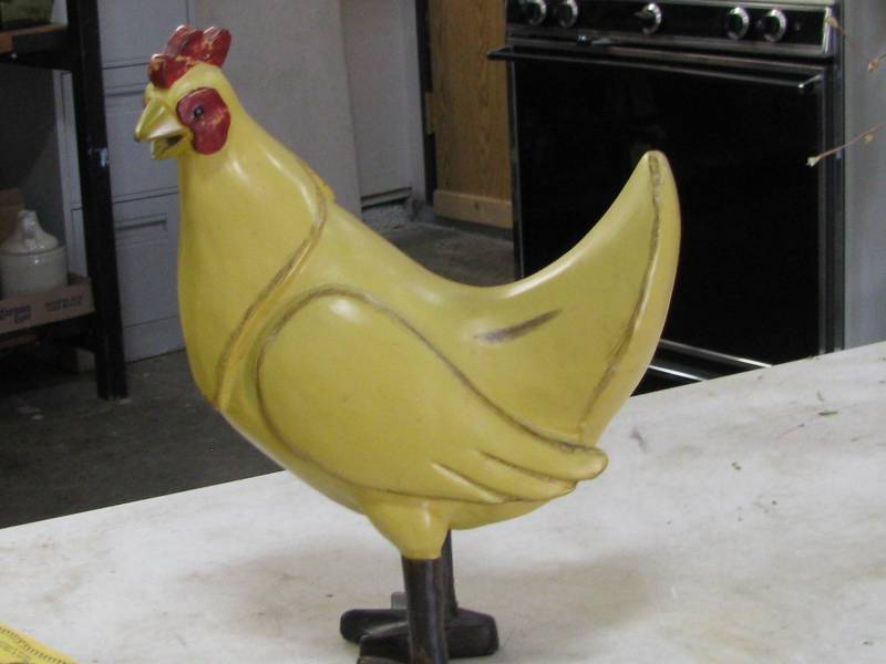 lot 78 image: Chicken Statue