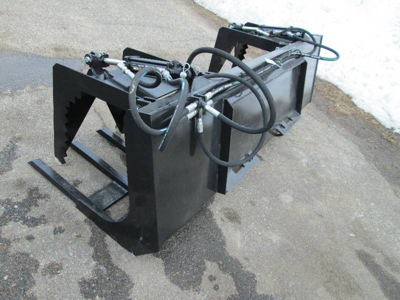 Brand New 7 Skid Steer Double Grapple - Bucket