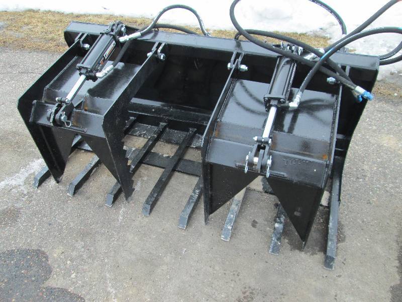 Brand New 5 Skid Steer Double Grapple - Bucket