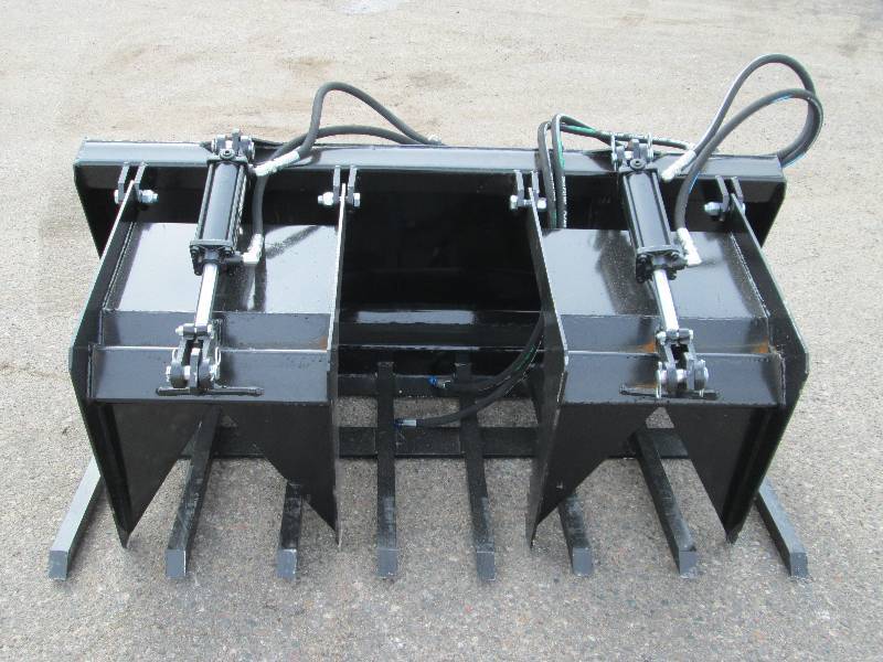 Brand New 5 Skid Steer Double Grapple - Bucket