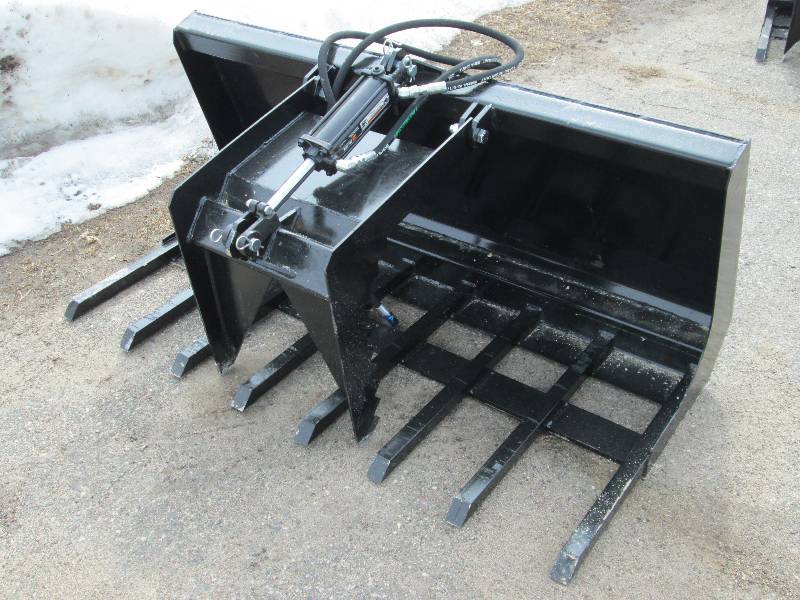 Brand New 5 Skid Steer Single Grapple - Bucket