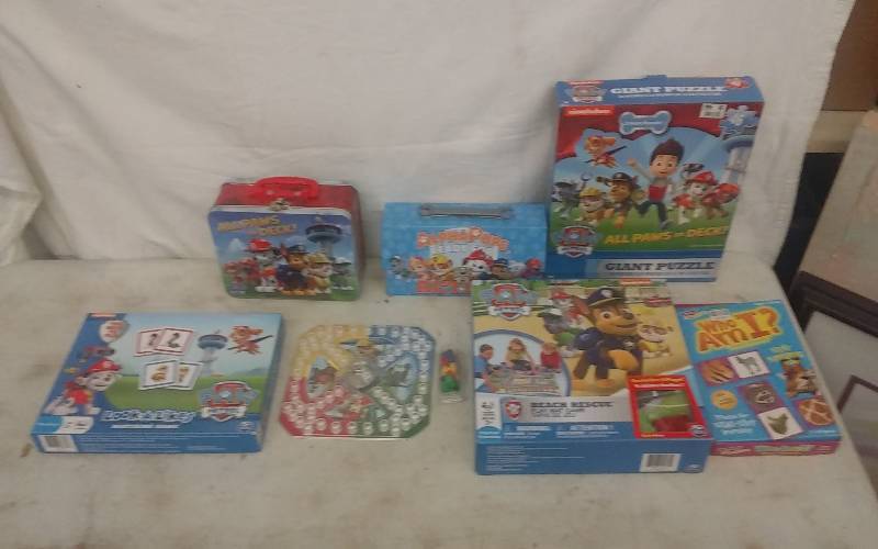 lot 48 image: Lot Of Paw Patrol Toys & Games (New & Like New)