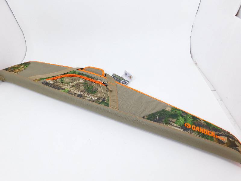 lot 57 image: Gander MTN Softex Shell Gun Case   46 Blaze Camo Gun Case