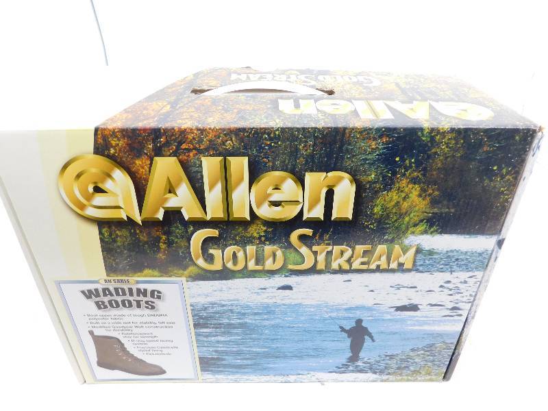 lot 16 image: GAllen Gold Stream  AU SABLE  Wading Boots-----SZ 11