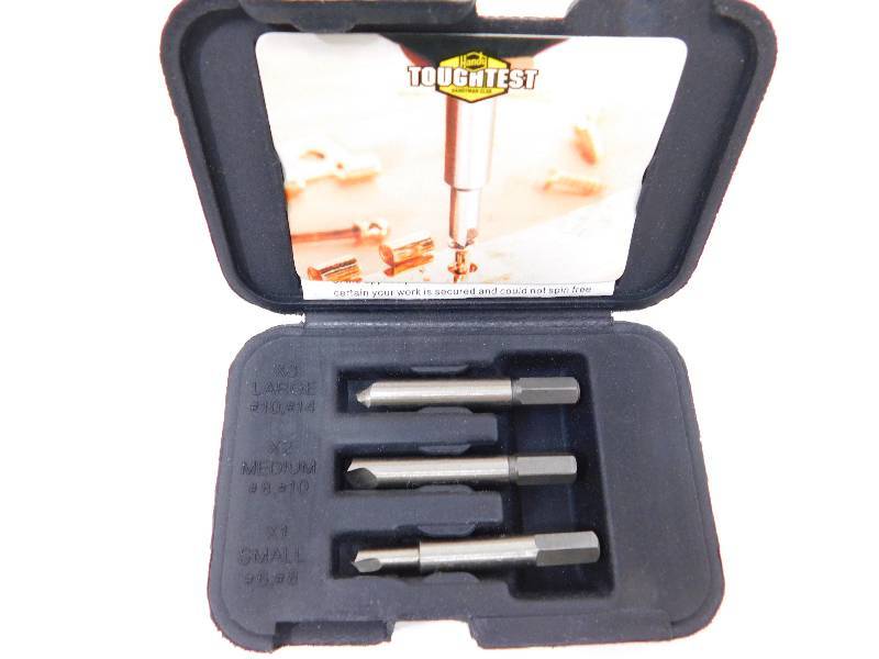 lot 23 image: ToughTest Screw Out Damaged Screw Removers