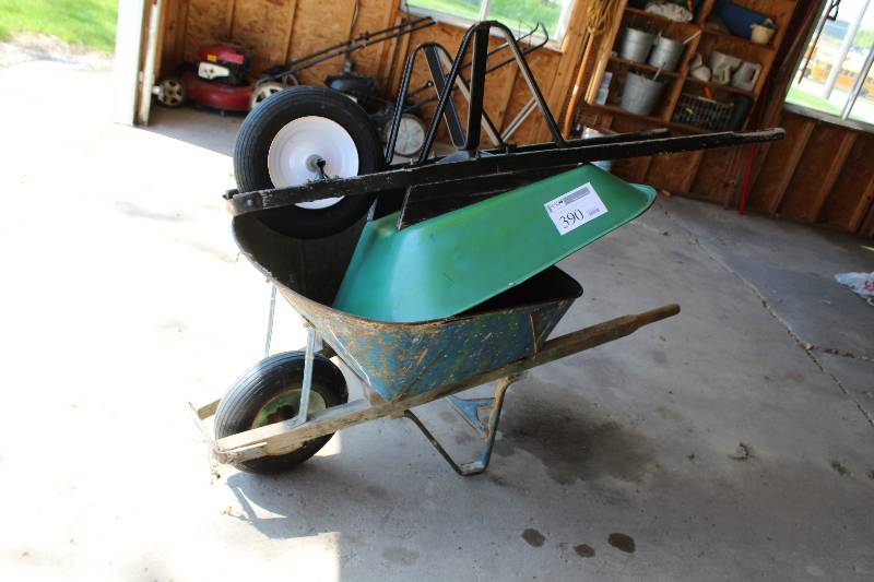 lot 390 image: Lot of (2) Wheelbarrows