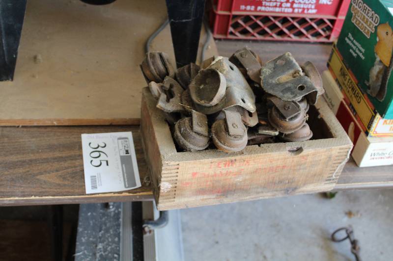lot 365 image: Barn Door, Door Tracks, Wheels
