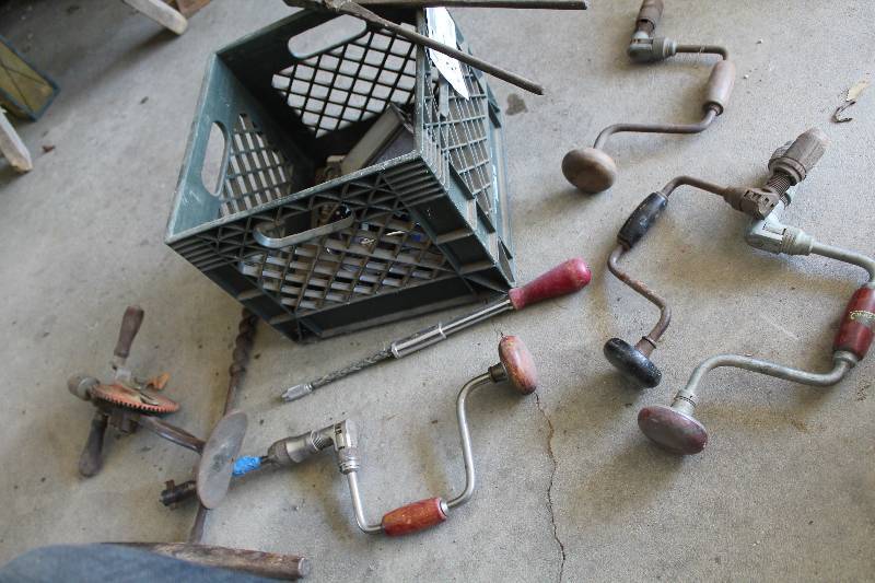 lot 337 image: Wood Hand Drills