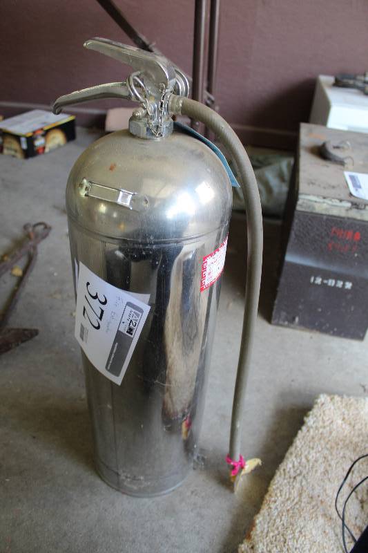 lot 372 image: Elkhart Brass Mfg Hand Fire Extinguisher
