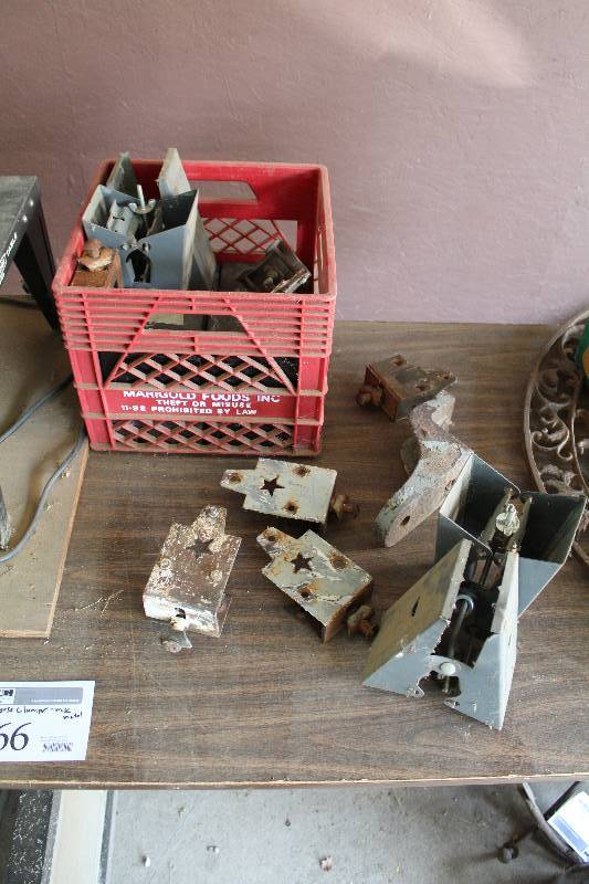 lot 366 image: Sawhorse Metal Clamps