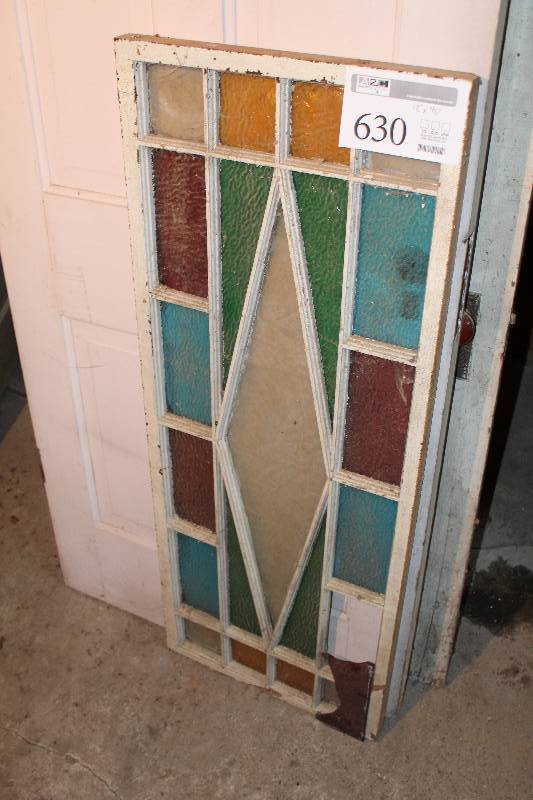 lot 630 image: Stained Glass Window