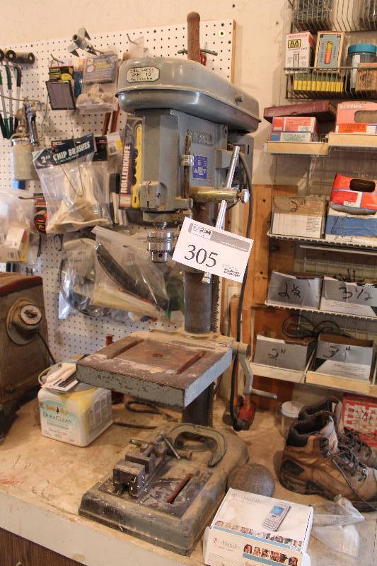 lot 305 image: Seikosha SKH 13 Drill Press w Stand