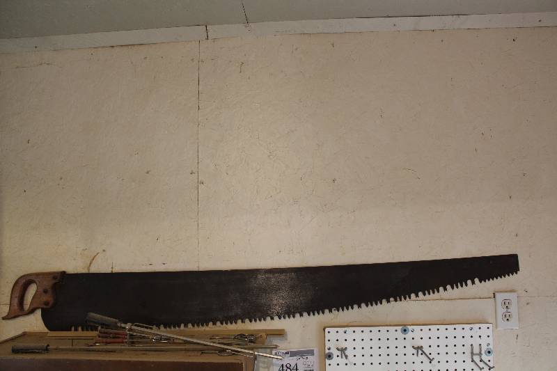 lot 484 image: Vintage Wood Saw