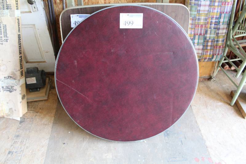 lot 499 image: Round Card Table