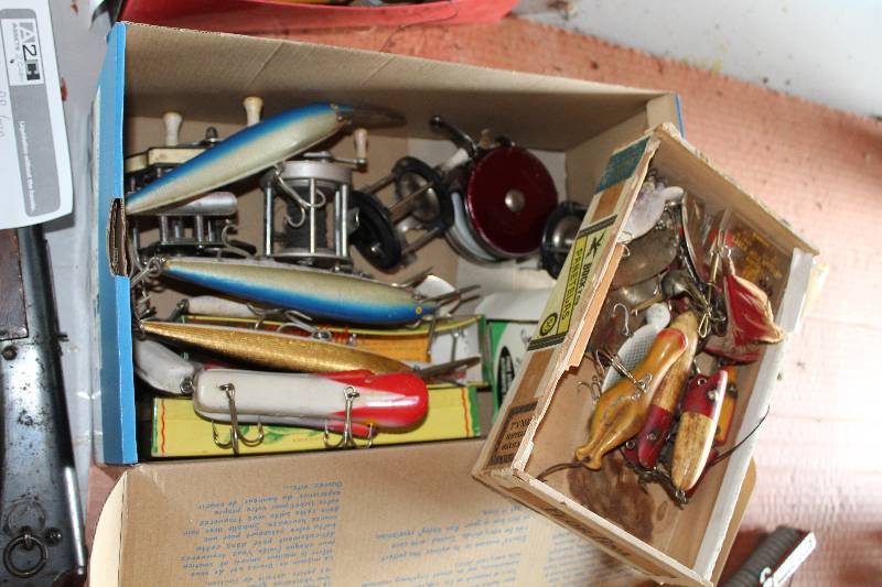 lot 420 image: Fishing Reels, Fishing Lures, Misc Equipment