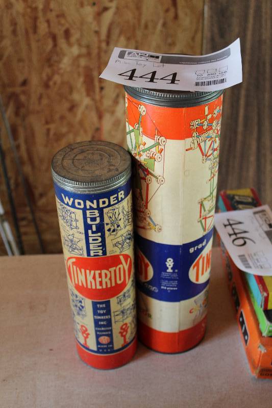 lot 444 image: Tinkertoy Game Sets