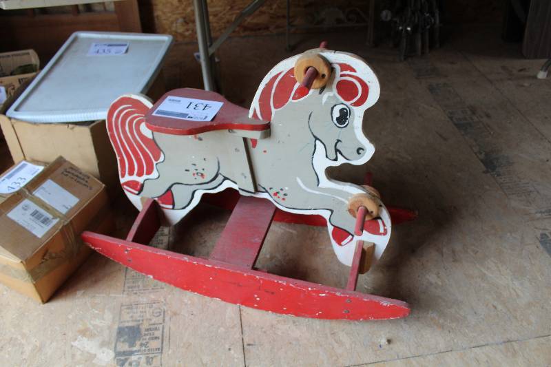 lot 431 image: Rocking Horse