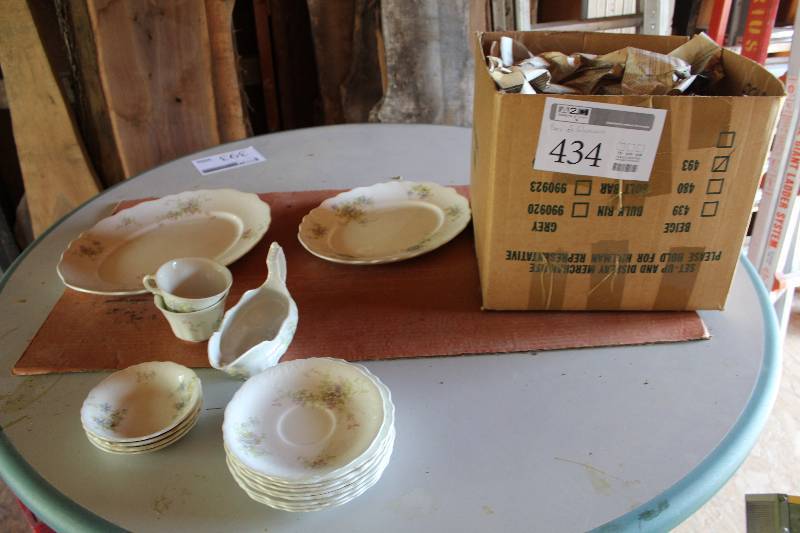 lot 434 image: J&G Meakin China Serving Plates, Serving Bowls, Saucers, Plates, Cups