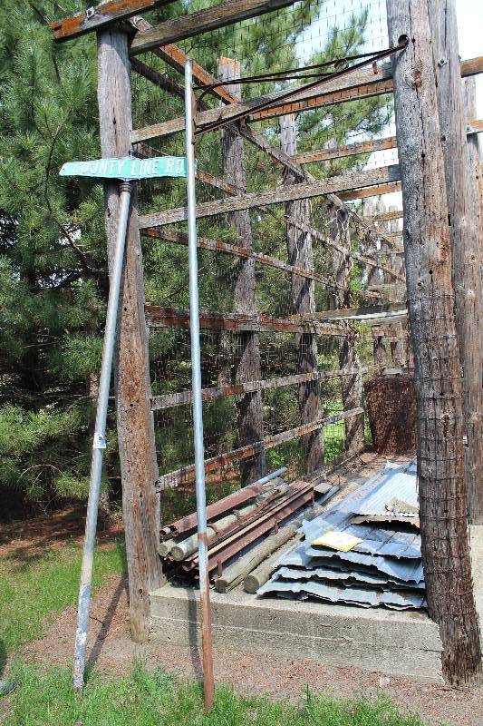 lot 857 image: Lot of (2) Street Sign Poles