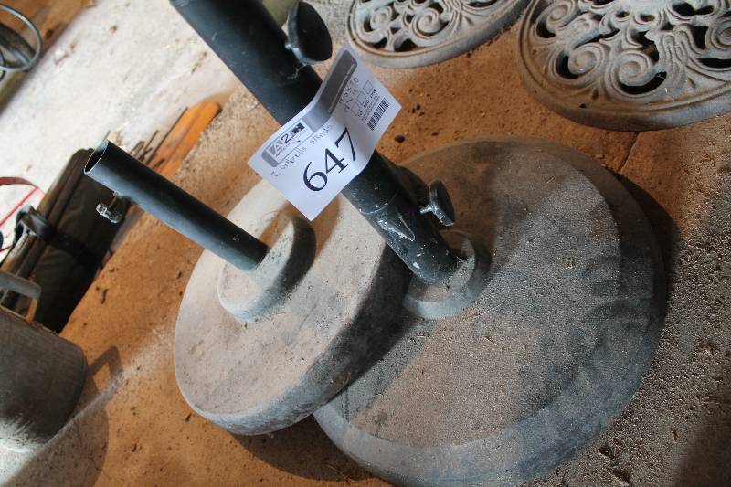 lot 647 image: Lot of (2) Umbrella Stands
