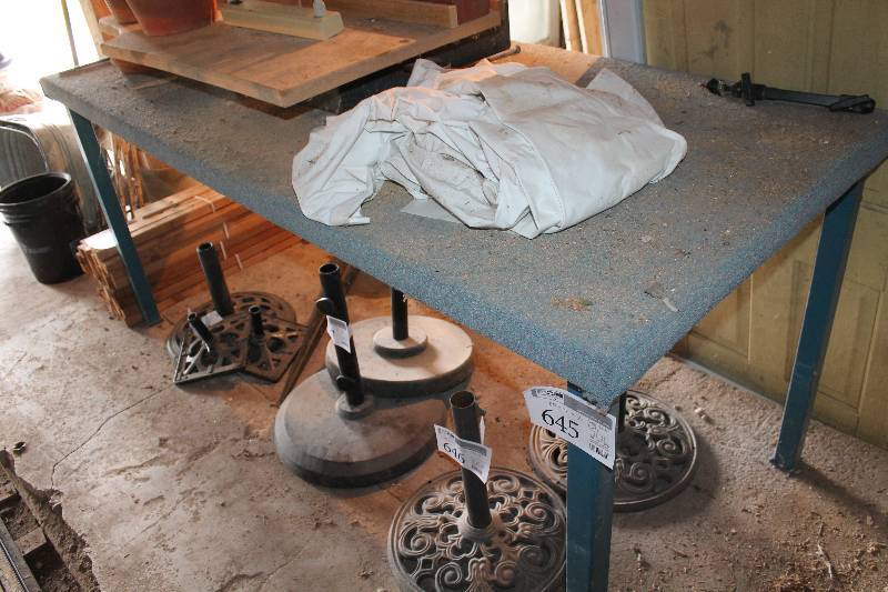 lot 645 image: Chop Saw Table