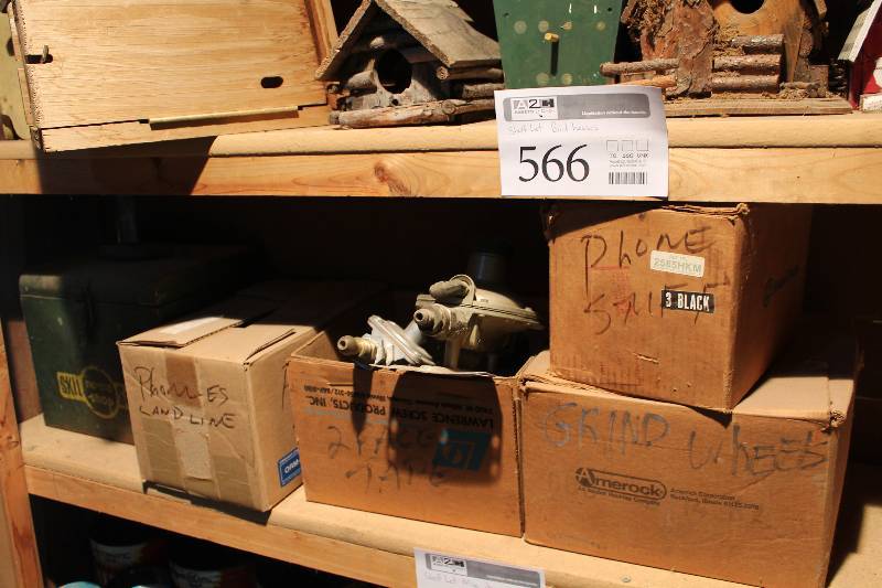 lot 567 image: Skil Saw, Phone Land Lines, Grinding Wheel, And More