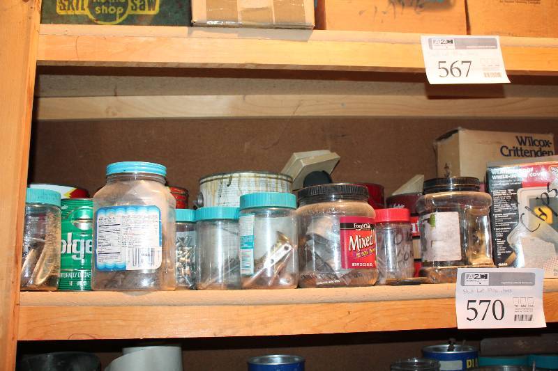 lot 570 image: Hardware - Nails, Screws, And More